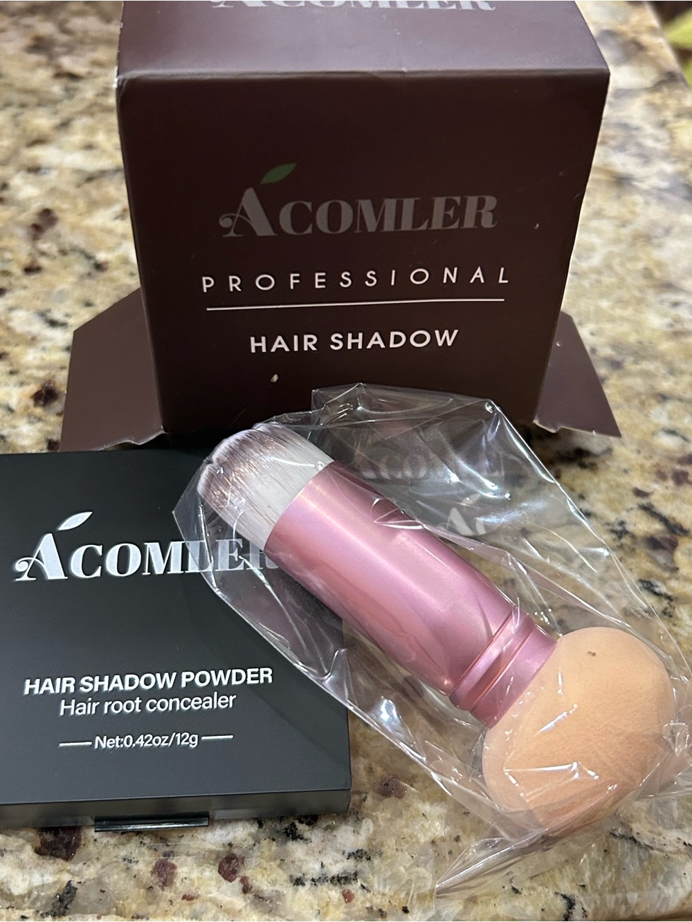 Concealer Brush with Hair Shadow Powder Makeup Concealer Light Blonde EXP 10/27